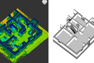 convert point cloud or scan to 3d model and 2d PDF or dwg