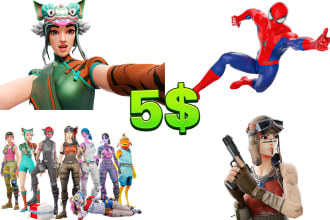 create 3d fortnite render