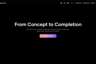 create a fully interactive design prototype in figma