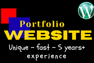 create personal portfolio website, and portfolio websites