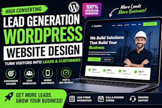 build, develop, clone wordpress website design or redesign