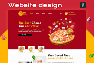 design creative, unique and high quality website UX UI