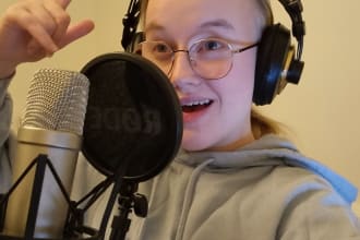do a voiceover for you in a natural british voice