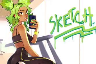 sketch your favorite anime,manga,characters,sfw or nsfw