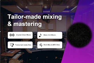 mix and master your song or beat