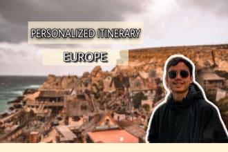 plan your trips in europe with a complete travel itinerary