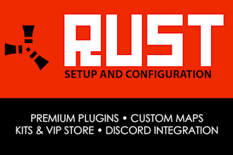 setup your rust server and configure plugins for you