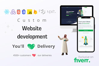 build a modern, bubble mvp startup website  business, saas website flutterflow