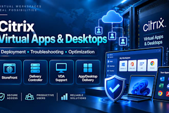 provide all type of citrix, windows support and remote support