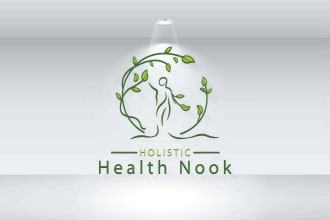 design 3 modern clean flat minimal unique logo with vector file