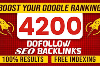 do 4200 blog comment SEO link building backlinks  high domain