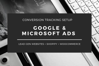 setup conversion tracking for google and microsoft ads