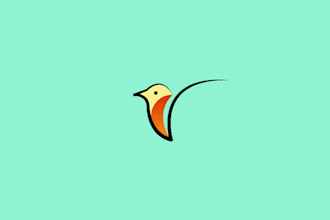 design bird logo with my creative thinking