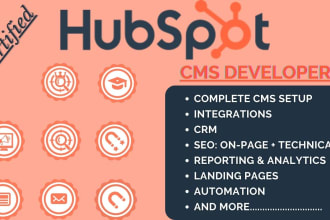 provide hubspot cms and CRM development services