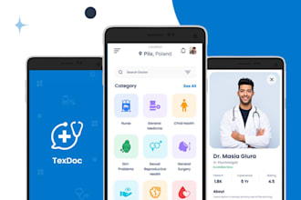 make online patient doctor consultation app with live chat
