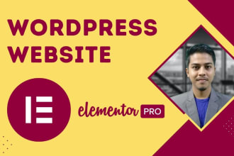 design, redesign, seo wordpress elementor pro website