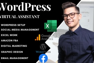 be your professional wordpress virtual assistant