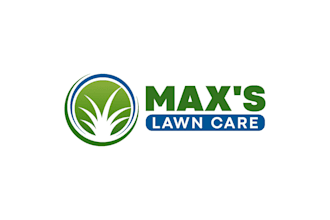 design modern awesome original landscaping lawn care logo