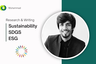 assist you in sustainability report, csr, sdgs, esg solutions