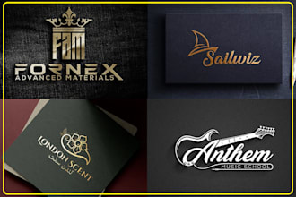 do creative minimal property logo design with 1n 12 hours