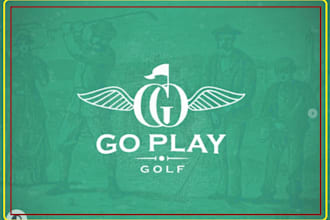 make an amazing golf logo design within 18 hours