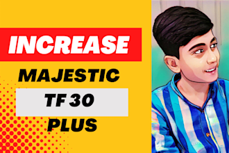 increase trust flow majestic tf 30 plus