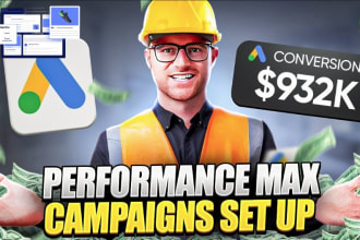 setup converting google ads adwords performance max shopping ads, PPC search ads