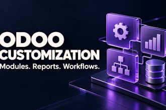 customize odoo modules, qweb reports and api integrations