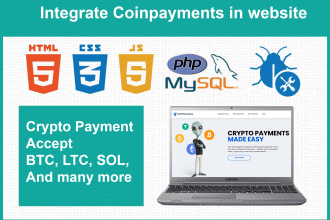 integrate coinpayments API in PHP, codeigniter, laravel, or wordpress