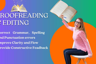 format, proofread and edit your book and journal