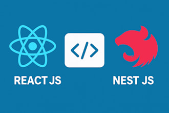 build high performance web apps using react js and nest js