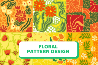 design floral pattern design for any surface