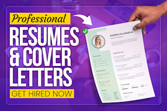design your resume and cover letter
