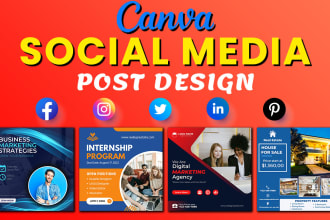 design canva instagram post, social media design and real estate templates