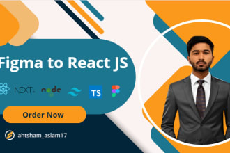 convert figma to html, react js or next js