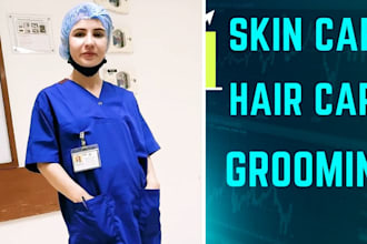 create skin care, hair care, and grooming content