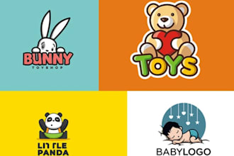 design childcare, education kids, and children logo