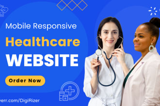 design revamp healthcare, medical, clinic, doctor, hospital and dental website