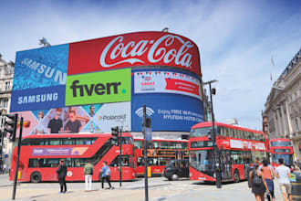 place your advertisement in a famous place
