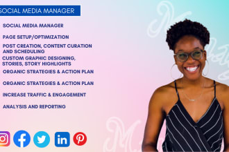 be your professional social media manager digital marketer
