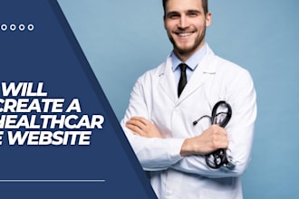create a medical and healthcare website