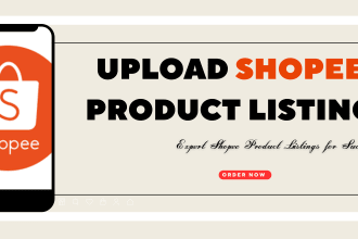 upload shopee product listing