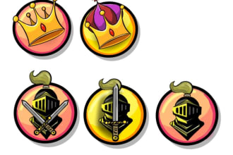 design badges or role emojis for discord