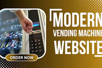 design a vending website for your vending machine or atm vending business