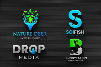 do professional 2d 3d minimalist business logo 24 hour delivery