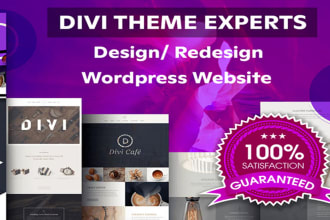 be your wordpress website divi theme and divi builder expert