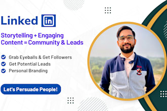 ghostwrite linkedin posts as linked in contentwriter to give 20 leads per month