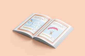 make toddler books, tracing worksheets,dot to dot, ebook,kids book covers