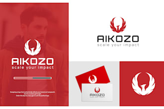 create modern minimalist business logo design
