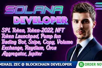create meme coin, swap, launchpad on solana